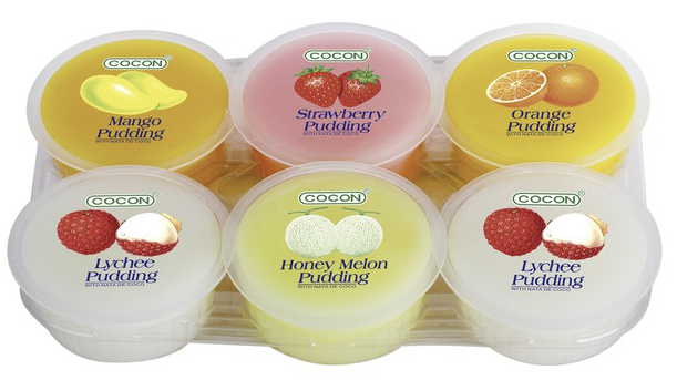[CS2020-055] Pudding avec Nata de Coco (Assorti) 480 Gr COCON