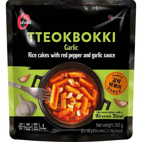 Topokki à l'Ail 260 Gr O'FOOD