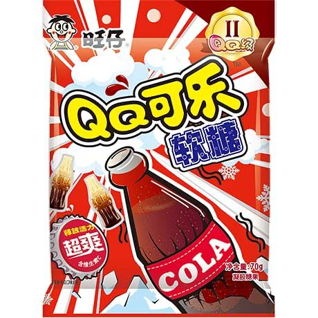 [CS2020-118] QQ Gummy Bonbons Gommeux Cola 70 Gr WANT WANT