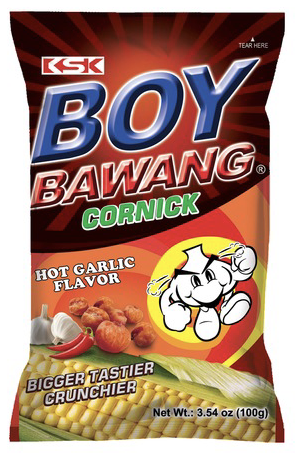 Maïs Frits Goût d'Ail Piquant 100 Gr BOY BAWANG