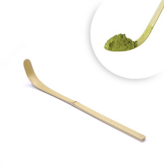 [NF2020-050] Cuillère à thé Matcha (Chashaku) - bambou Noir