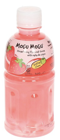 [BL2013-141] Boisson à la Fraise avec Nata de Coco 320 Ml MOGU MOGU