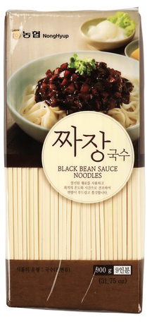 [RNF2018-253] Nouilles p. Sauce Haricot Noir Coréenne 900 Gr NONGHYUP