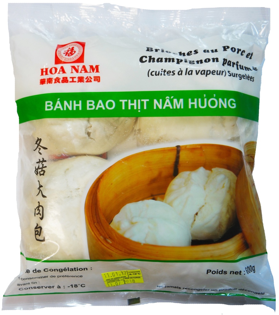 [SG2020-155] Brioche au Porc/ Champignon 600 Gr HOA NAM