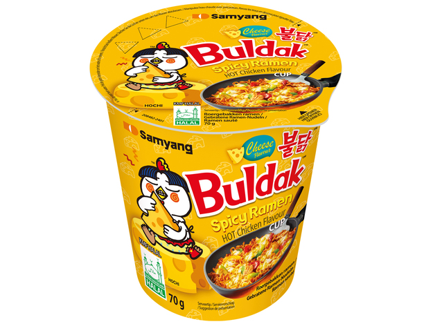 Instant Noodles Hot Chicken Cheese 70 Gr SAMYANG