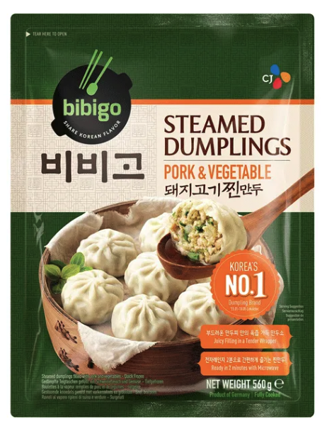 [SG2020-193] Steamed Dumpl Pork & Vegetable 560 GR <-18° BIBIGO