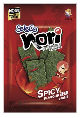 [CS2020-134] Chips d'Algues Nori Épicés 36 Gr SELECO