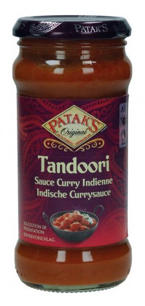 [AS2018-419] Sauce Tandoori Curry 350 Gr PATAK’S