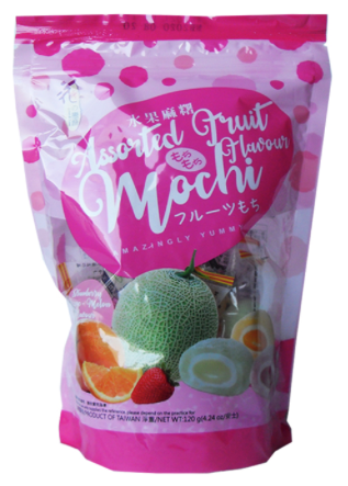 [CS2020-140] Mochi - Assorted Fruit flavour 120 Gr LL
