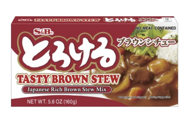 TASTY BROWN STEW MIX 160 Gr S&B