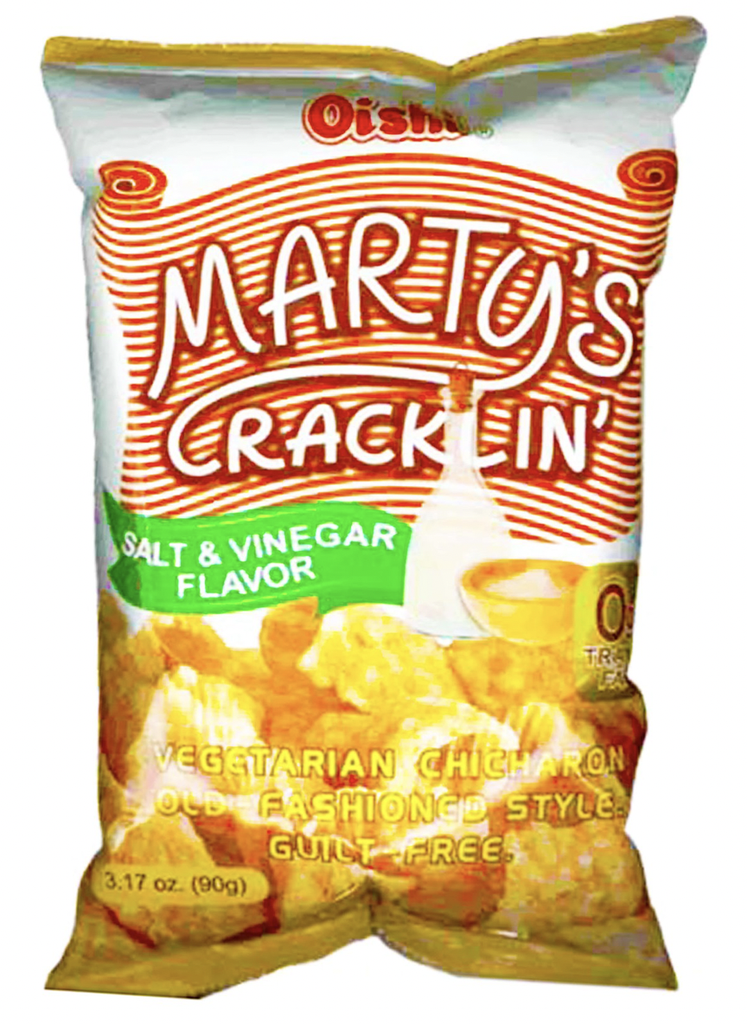 Martys Crackling Salt &Vinegar Chicaron 90 Gr OISHI