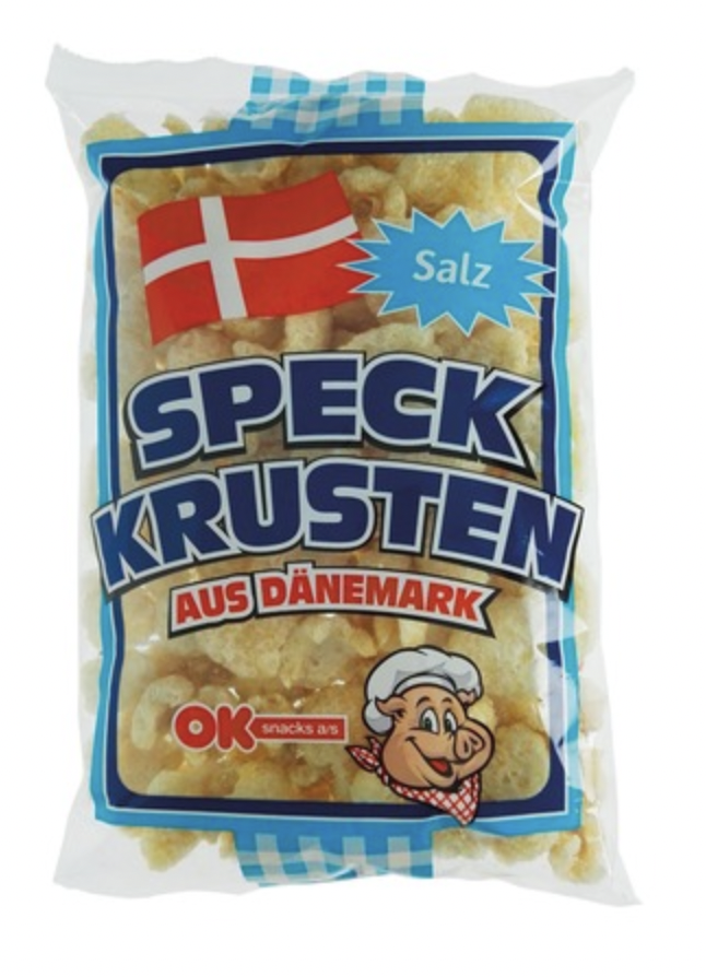 [CS2020-156] Couennes de Porc Frites Salés 150 Gr OK SNACKS