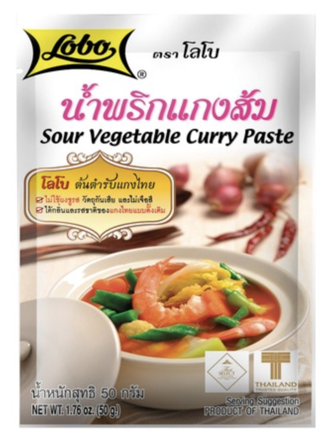 Pâte de Curry de Légumes 50 Gr LOBO