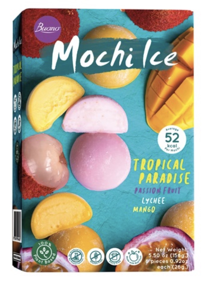 [SG2020-230] Assortiment de Mochis Glacés Tropical 156 Gr BUONO
