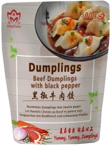 Raviolis Chinois Au Boeuf et Poivre Noir 410 Gr MAYRAIN