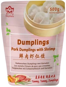 Raviolis Chinois De Porc aux Crevettes 410 Gr MAYRAIN