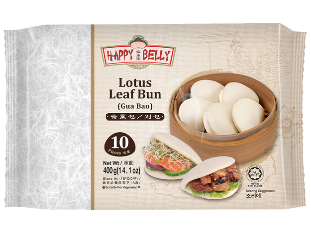 [SG2020-185] Gua Bao Buns -18°C 400 Gr HAPPY-BELLY