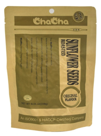 Roasted Sunflower Seeds Origin 228 Gr.  CHACHA