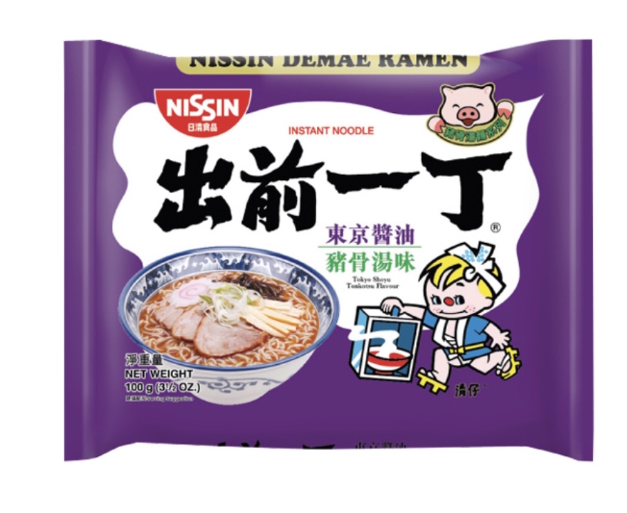[RNF2018-309] Demae Ramen Tokyo Shoyu Tonkotsu  100 Gr Nissin 