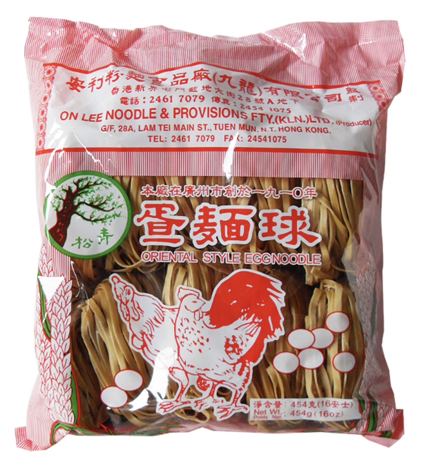 [RNF2018-313] Green Pine Egg Noodle - Thick 454 Gr SAU TAO