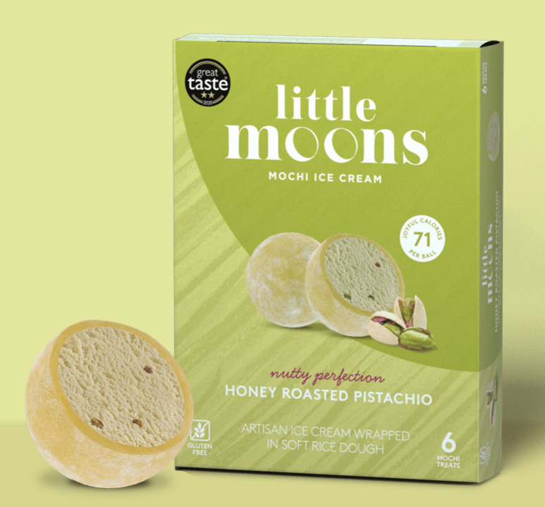 [SG2020-199] Pistaches Grillées Au Miel Mochi <-18°C 192 Gr LITTLE MOONS 
