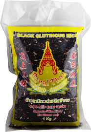 Black Thai Glutinous Rice 1 Kg ROYAL THAI