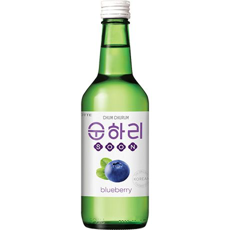 [BL2013-173] Soju Blueberry 12% Alc.350 Ml CHUM CHURUM 