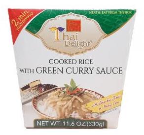 [RNF2018-327] Jasmine Rice Curry Green 330 Gr THAI DELIGHT