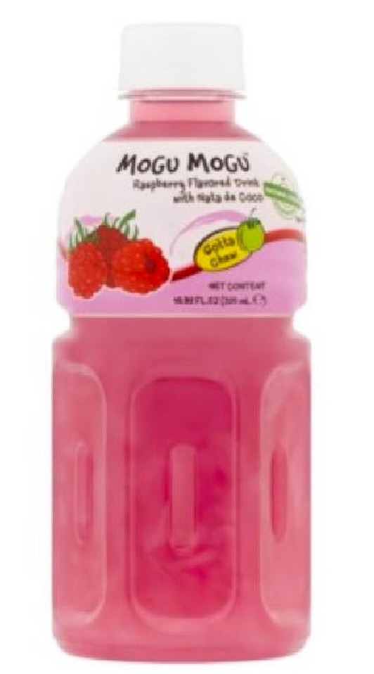 [BL2013-176] Boisson à la Framboise avec Nata de Coco 320 Ml MOGU MOGU