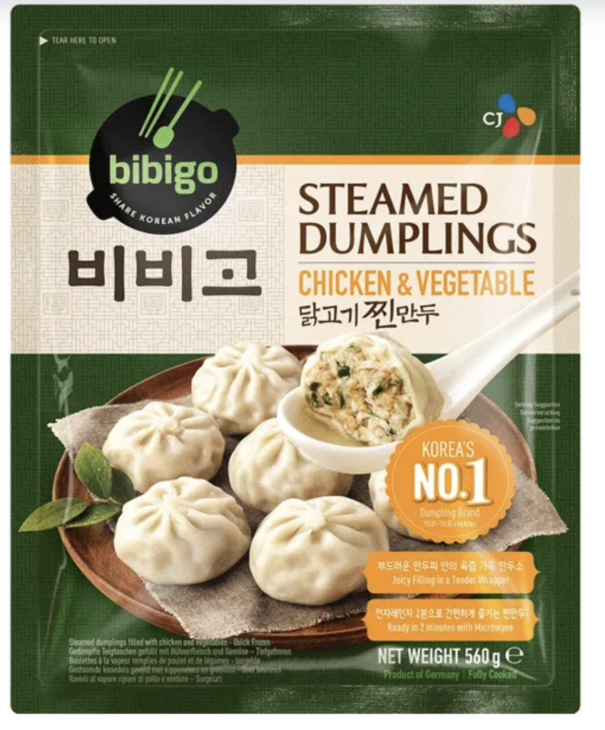 Steamed Dumpl Chicken & Vegetable 560 GR <-18° BIBIGO