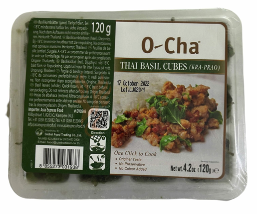 Thai Basilic Cubes (Kra-Prao) 120 GR O-CHA