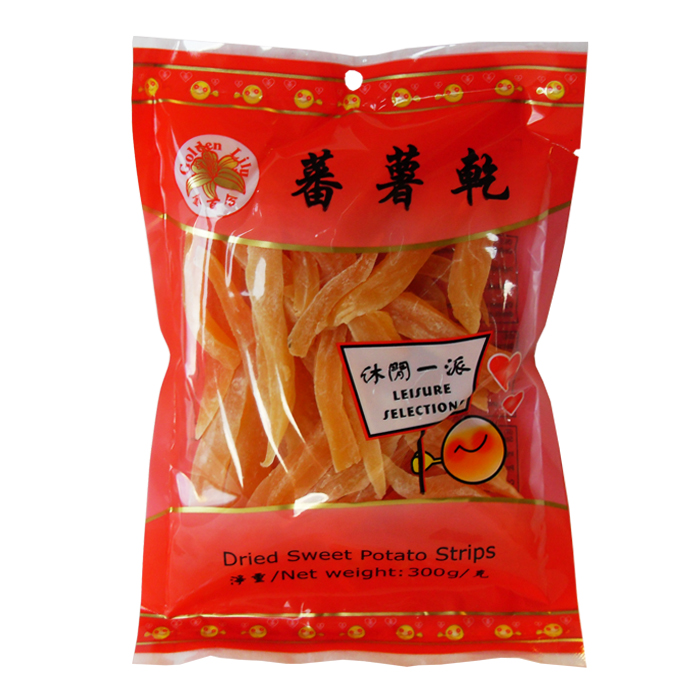 Tranches de patates douces séchées 300 Gr GOLDEN LILY