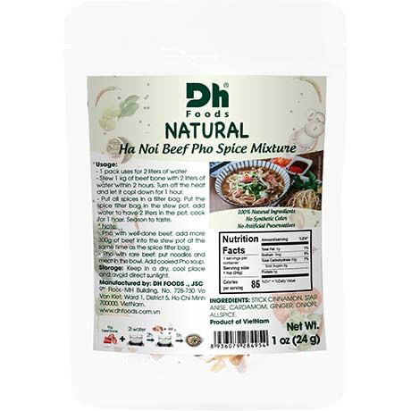 Mix Assaisonnement Pho Boeuf Ha Noi 24 Gr DH FOODS
