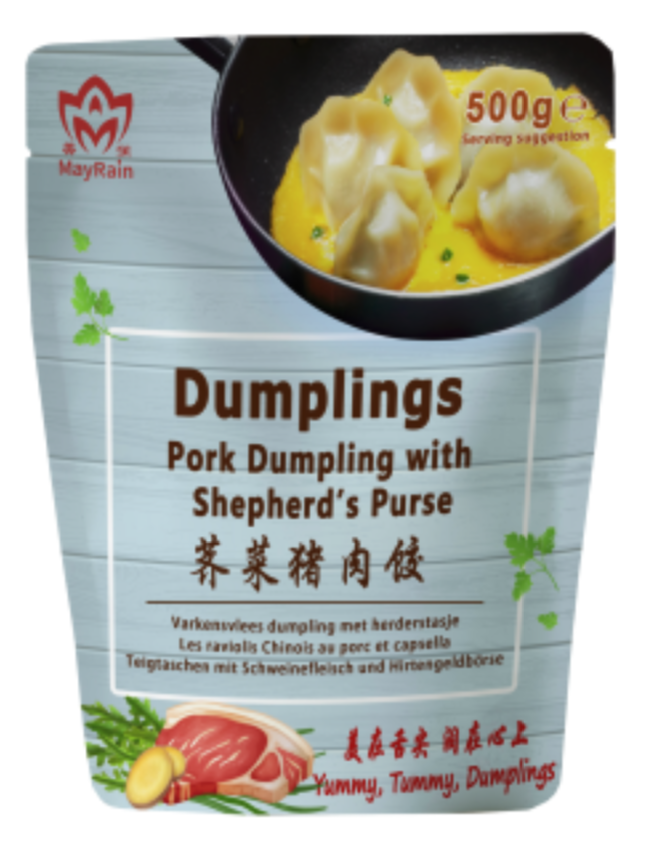 [SG2020-219] Raviolis Chinois Au Porc et Capsella 410 Gr  MAYRAIN