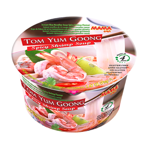 [RNF2018-345] Instant Rice Verm. Tom Yum Goong Bowl 70 Gr MAMA