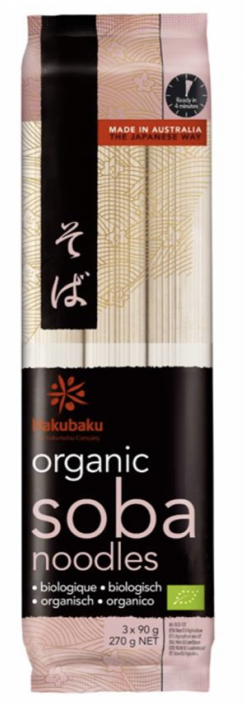 [RNF2018-352] Organic Soba Noodle 270 Gr HAKUBAKU 