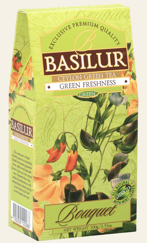 [BL2013-185] Green Freshness Bouquet 100 Gr BASILUR