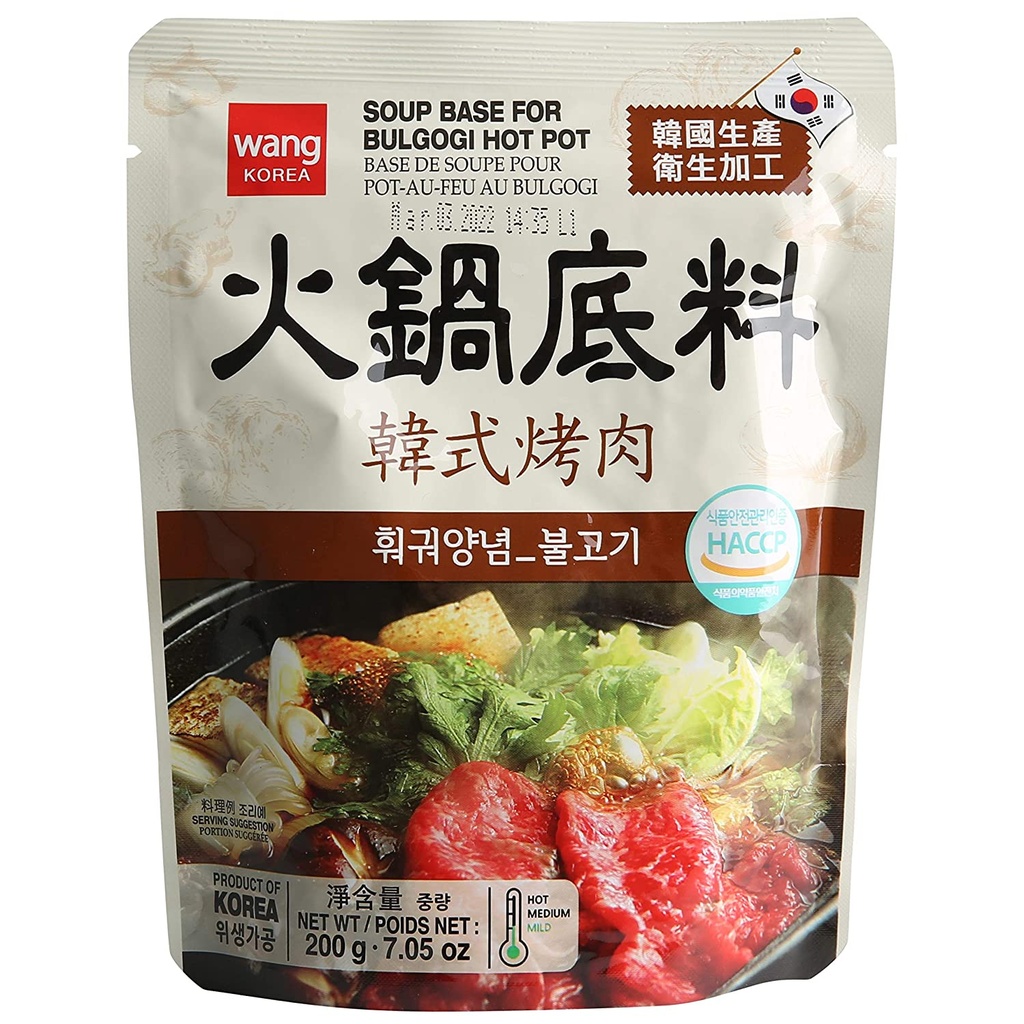 [AS2018-576] Soupbase (alu.bag) f or Bulgogi HotPot 200 Gr WANG