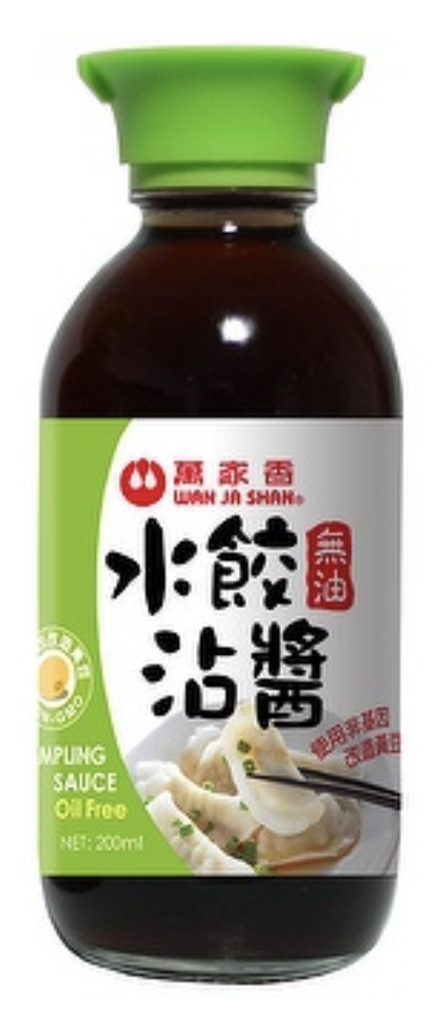 [AS2018-579] Dumpling Sauce (oil free) 200 Ml WAN JA SHAN