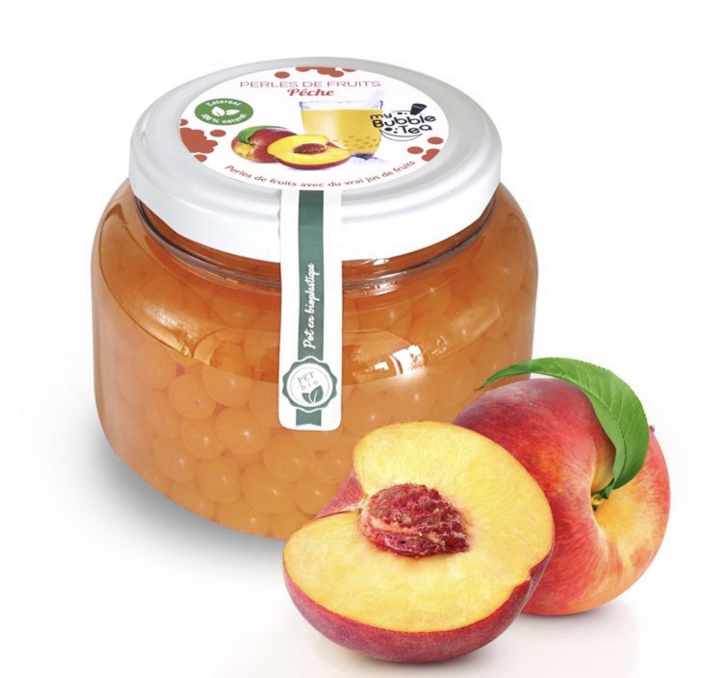 [PS2019-95] Perles de Fruit Pêche Bubble Tea 450 Gr PHILEAS LOUNGE