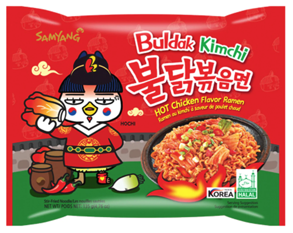 [RNF2018-369] Inst. Noodle Hot Chicken Kimchi 135 Gr SAMYANG