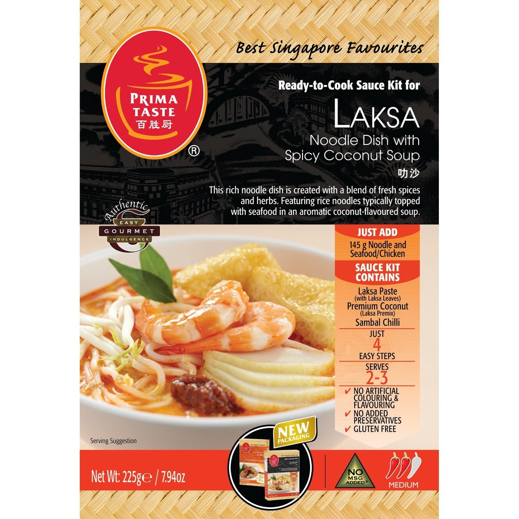 [AS2018-585] Laksa Noodle Fish With Spicy Coconut Soup 225 Gr PRIMA TASTE