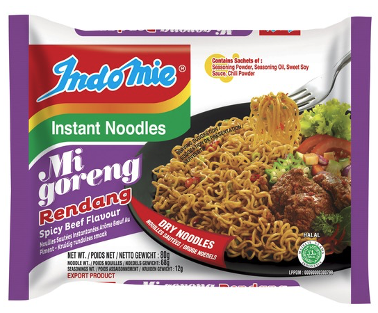 [RNF2018-370] Nouillles Instantanées Sautées Boeuf 80 Gr INDOMIE