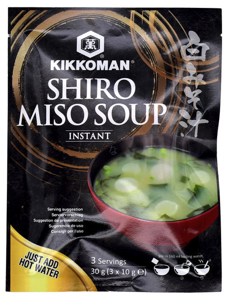 [PS2019-102] Instant SHIRO-Miso Soup 3-Portions 30 Gr KIKKOMAN