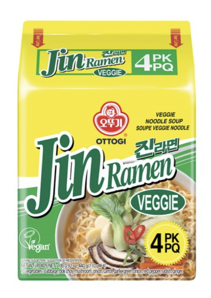 Nouilles Instantanées Jin Ramen Légumes 110 Gr OTOKI