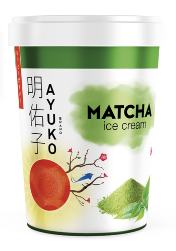 Creme glacée saveur Matcha  500 Ml <-18°C AYUKO