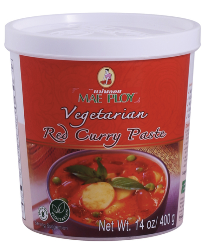 [AS2018-605] Pâte de curry rouge veg. 400 Gr MAE PLOY