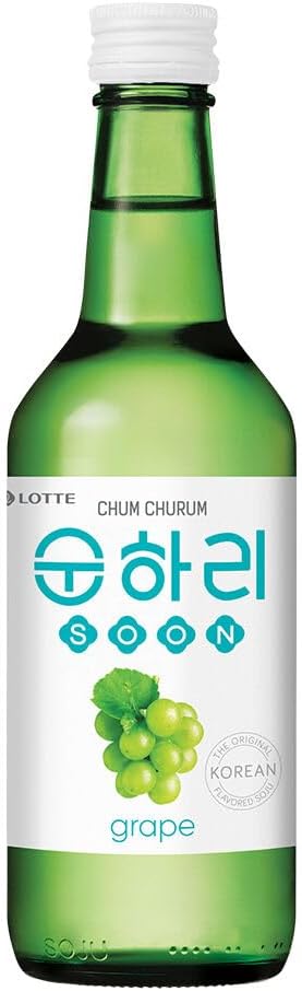 [BL2013-071] Soju Green Grape 12% Alc. 350 Ml CHUM CHURUM 