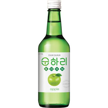 Soju Apple 12% Alc.350 Ml CHUM CHURUM