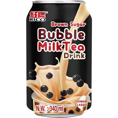 [BL2013-223] Bubble Milk Tea Drink Brown Sugar 340 Ml RICO